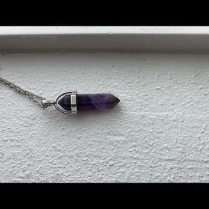 Crystal necklaces- Rose quarts-amethyst